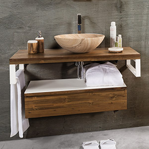 Mobile sospeso per il bagno