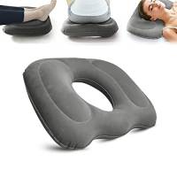 REIWIDE Cuscino Ortopedico Gonfiabile Antidecubito Emorroidi: Cuscino Antidolorifico per Sedia da Ufficio Sciatica - per Emorroidi Dolori al Coccige Cisti Gravidanza