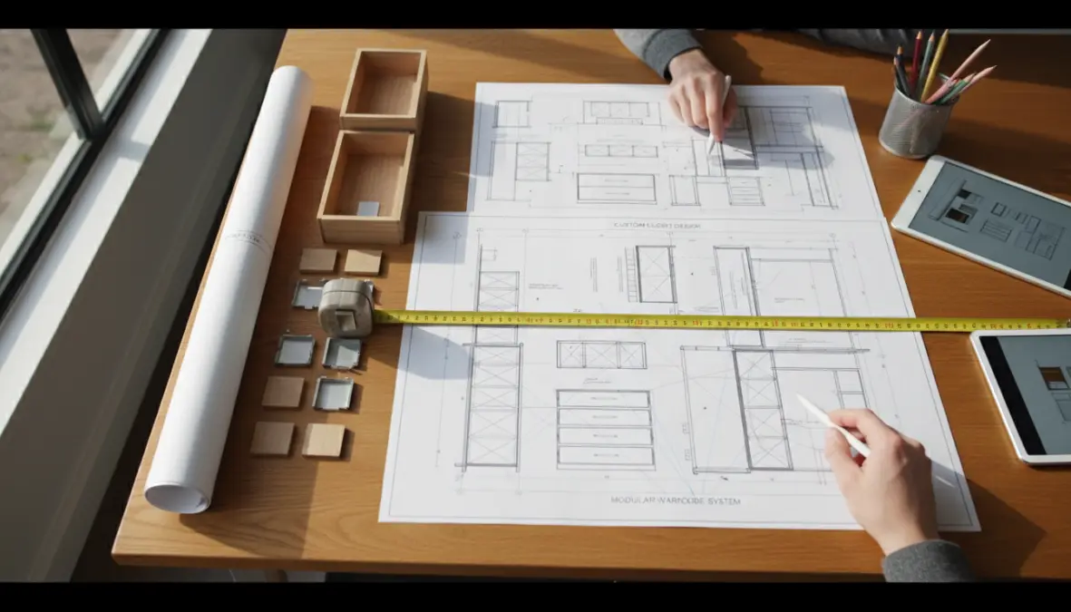 Progettazione cabina armadio su misura con sistemi componibili modulari