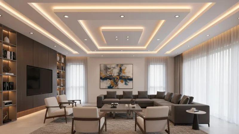 Controsoffitti in Cartongesso: Idee Creative e Soluzioni di Design per Ogni Ambiente