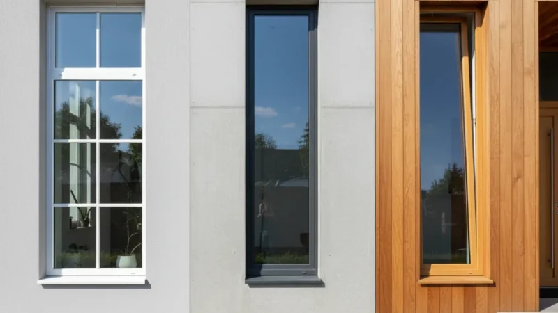 Serramenti in PVC, Alluminio o Legno: Guida Completa alla Scelta dei Materiali per le Tue Finestre