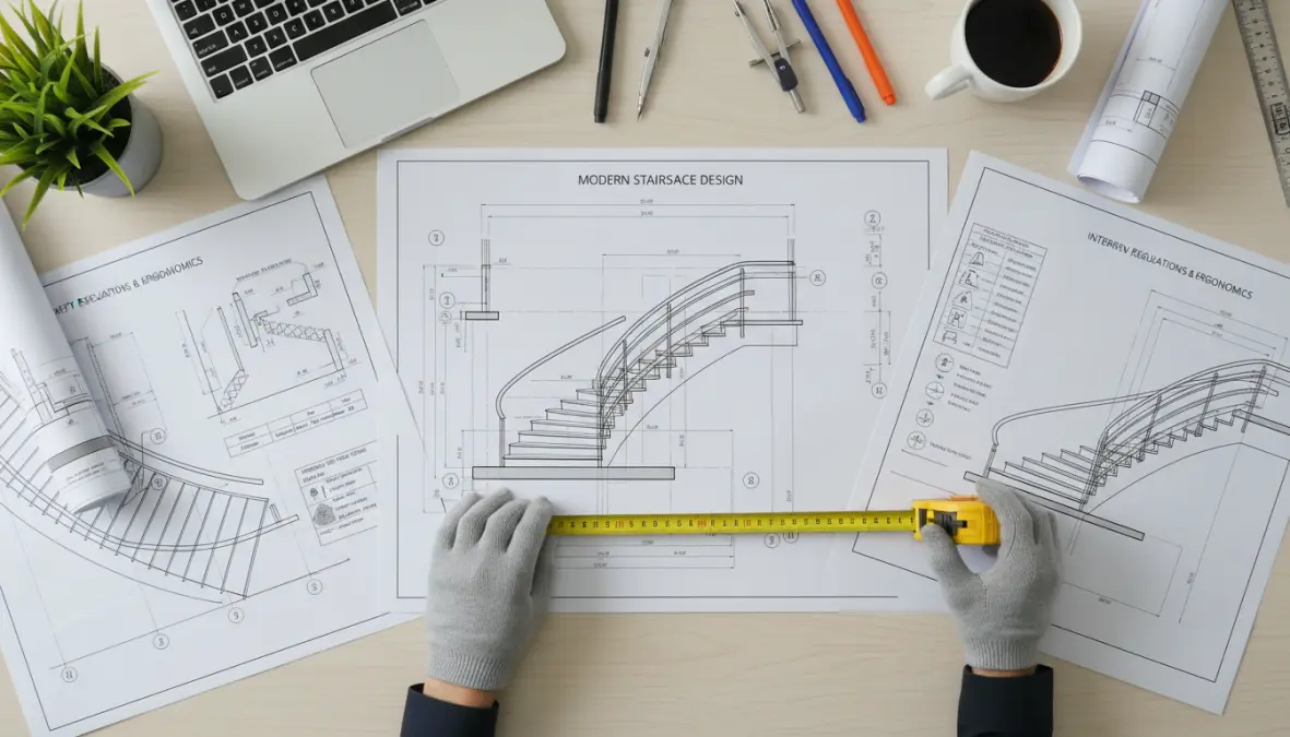 Progettazione scale interne: normative, dimensioni e illuminazione per scale moderne