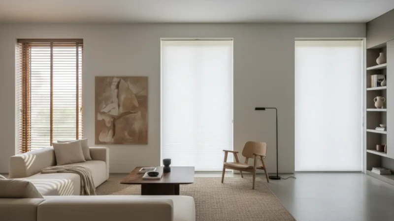 Tende Tecniche per Interni: Guida Completa a Veneziane, Plissé e a Rullo