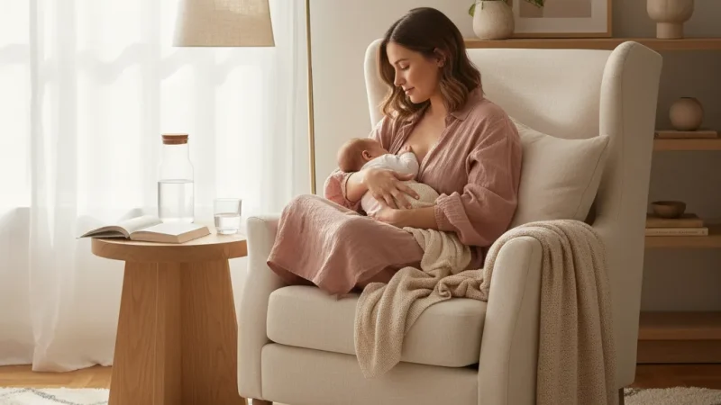 Angolo allattamento: dove posizionare la poltrona perfetta per mamma e bebè