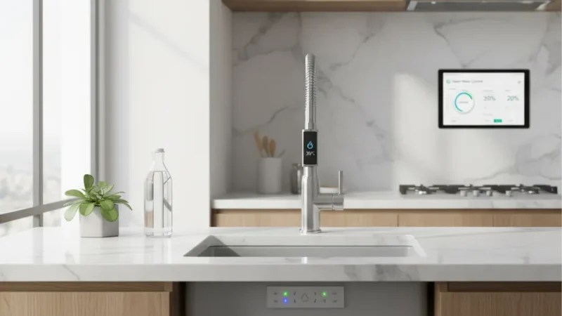 Tecnologie smart per l’acqua in casa: rubinetti, sensori e sistemi a risparmio energetico