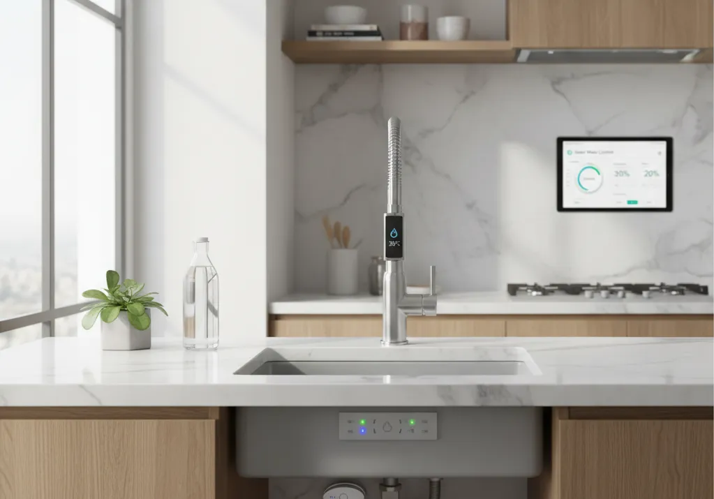 Tecnologie smart per l’acqua in casa: rubinetti, sensori e sistemi a risparmio energetico