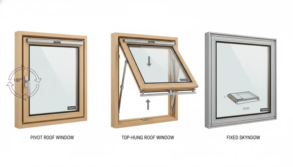 Diverse tipologie di finestre da tetto e lucernari per mansarda a confronto