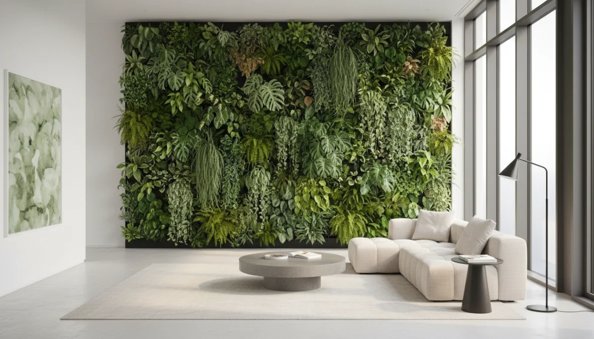 Giardino Verticale Interno: Guida Completa per Portare il Verde in Casa