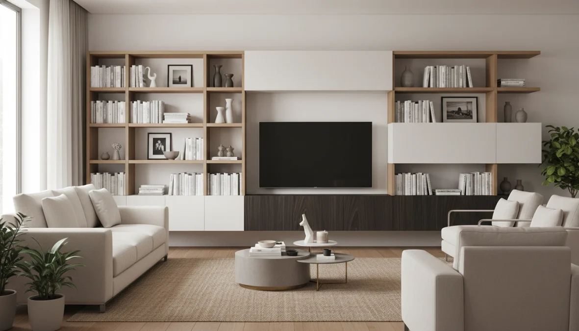 Parete Attrezzata Moderna: Guida Completa per Organizzare il Soggiorno con Stile