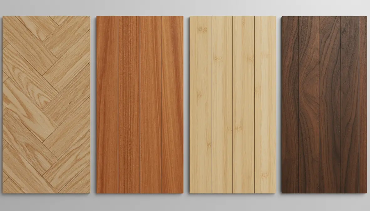 Confronto tra diverse essenze legno parquet e tipi di parquet per interni