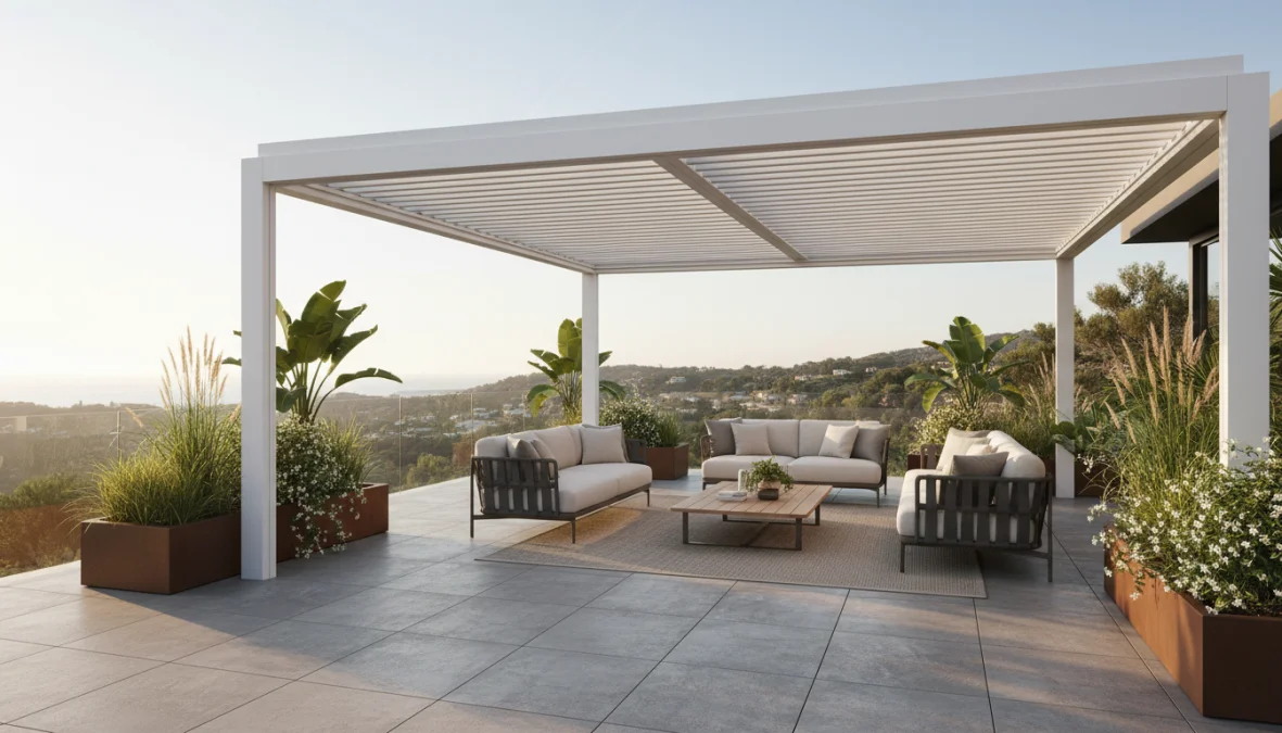 Pergolato Bioclimatico: La Soluzione Intelligente per Vivere il Terrazzo Tutto l’Anno