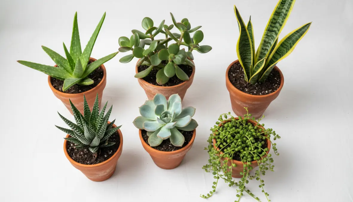 Varietà di piante grasse da appartamento perfette per interni