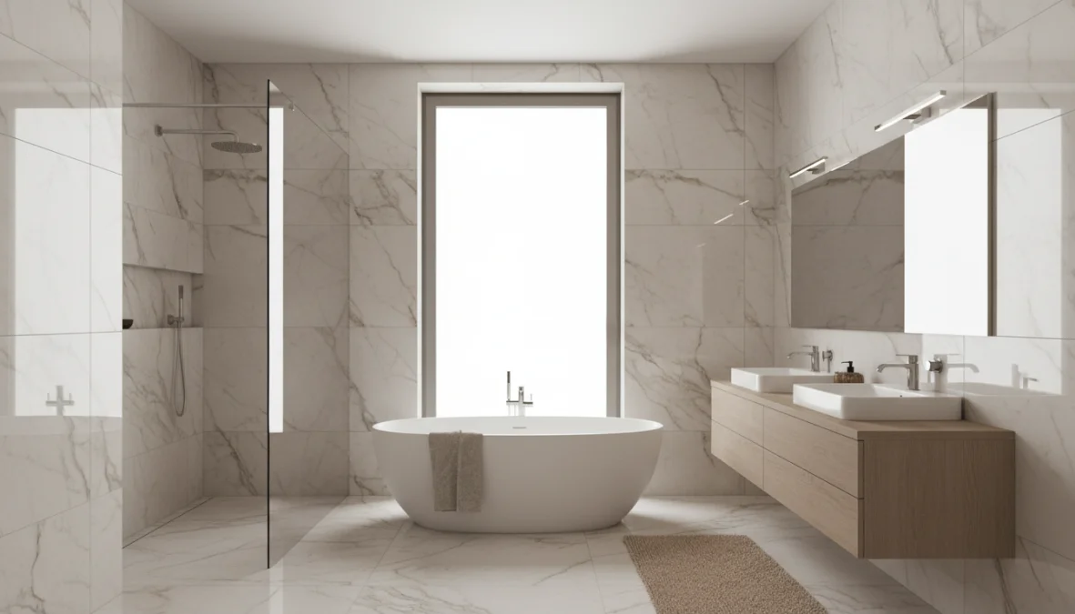 Piastrelle Bagno: Guida Completa a Tendenze, Formati e Schemi di Posa