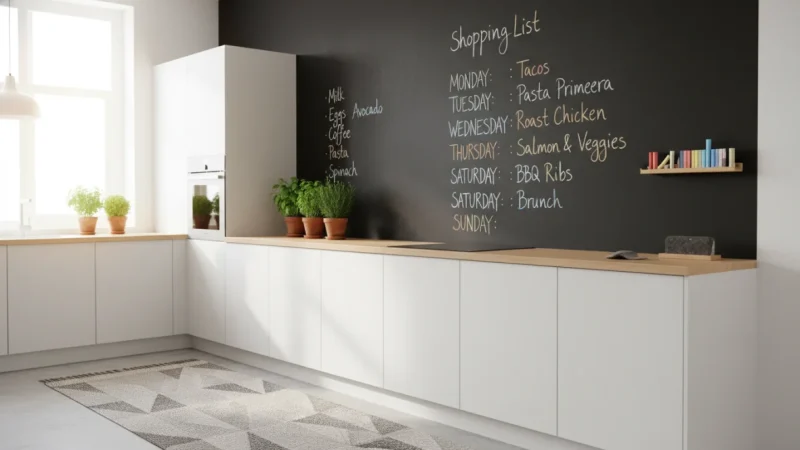 Pittura Lavagna: Guida Completa per Trasformare Cucina e Cameretta in Spazi Creativi