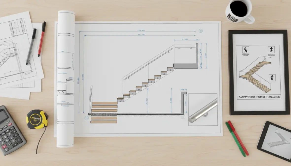 Progettazione scale interne: normative, dimensioni e illuminazione per scale moderne