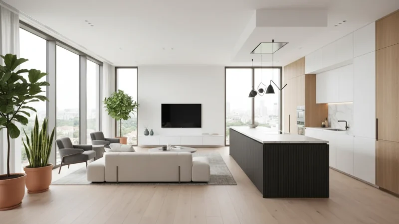 Soggiorno con Cucina a Vista: 10 Idee per Dividere gli Spazi con Stile