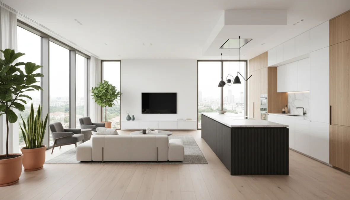 Soggiorno con Cucina a Vista: 10 Idee per Dividere gli Spazi con Stile