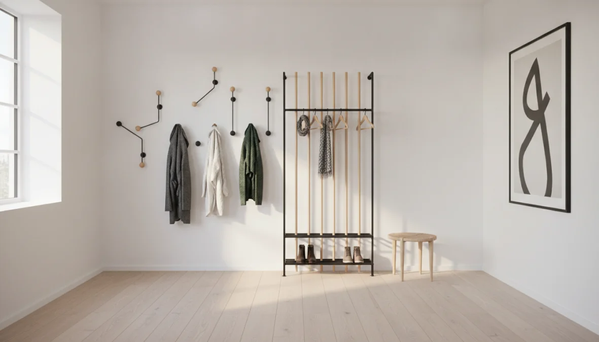 Appendiabiti Design: Guida alle Migliori Soluzioni a Parete e a Terra per Ogni Ambiente