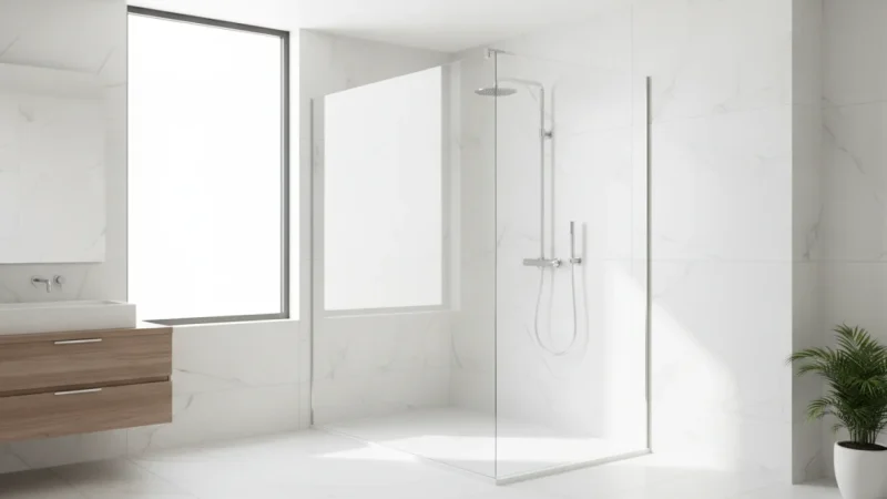 Box Doccia Walk-In: Guida Completa al Design Minimalista Senza Telaio