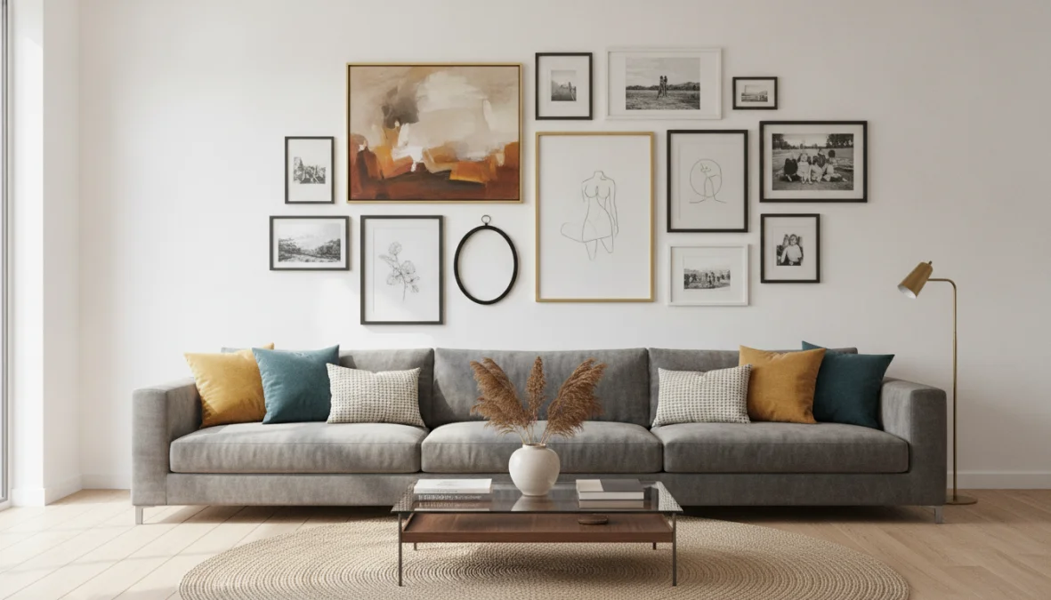 Composizione Quadri a Parete: Guida Completa per Creare la Tua Gallery Wall Perfetta