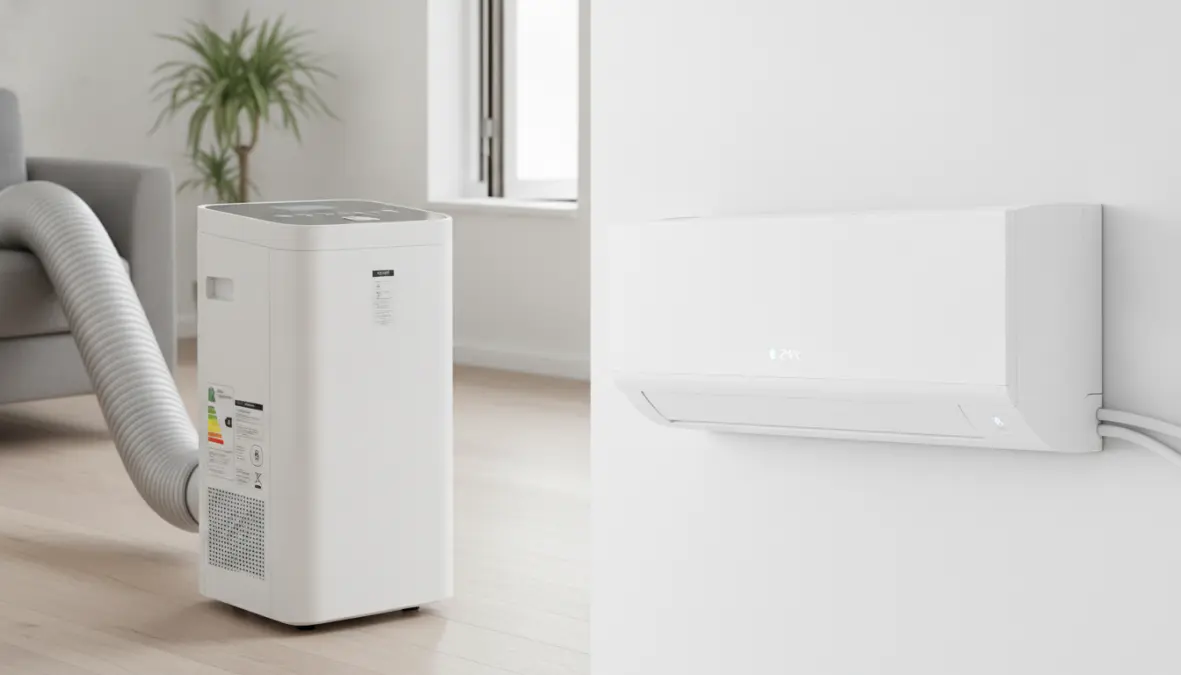 Differenza tra condizionatore portatile monoblocco e unità interna di climatizzatore split fisso