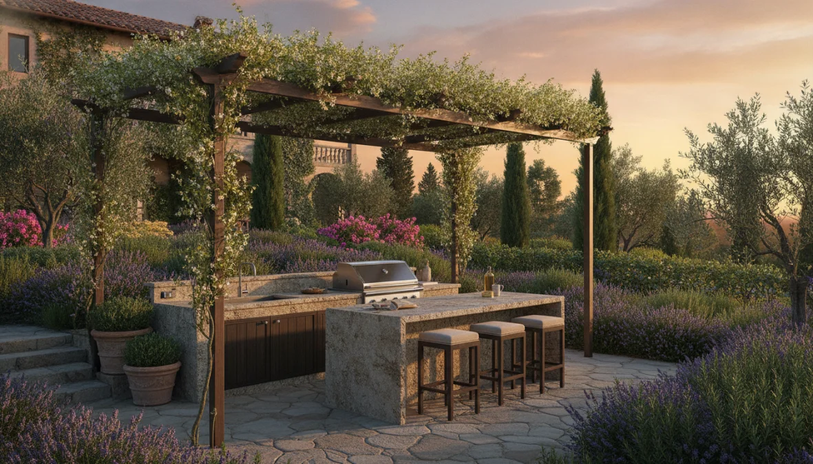 Cucina Esterna: Guida Completa a Barbecue, Lavelli e Piani di Lavoro Outdoor