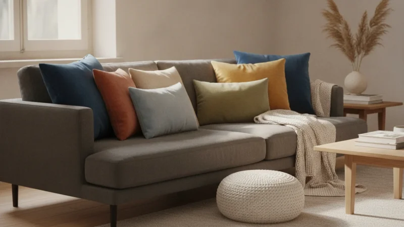 Cuscini Decorativi: Guida Completa ad Abbinamenti di Colori e Tessuti
