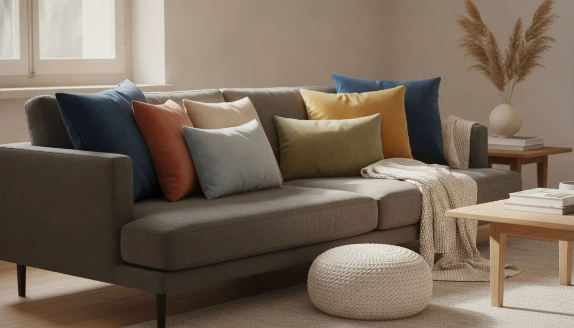 Cuscini Decorativi: Guida Completa ad Abbinamenti di Colori e Tessuti