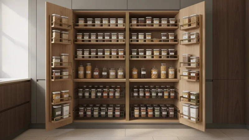 Dispensa Cucina: Guida Completa all’Organizzazione e ai Sistemi Estraibili