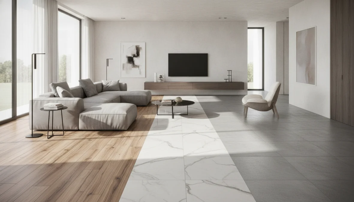 Gres Porcellanato Effetto: Guida Completa a Legno, Marmo e Cemento