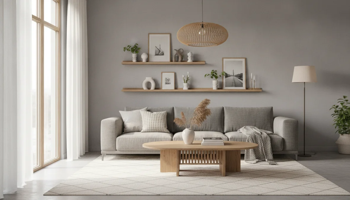 Grigio e Legno: L’Abbinamento Perfetto per Interni Contemporanei
