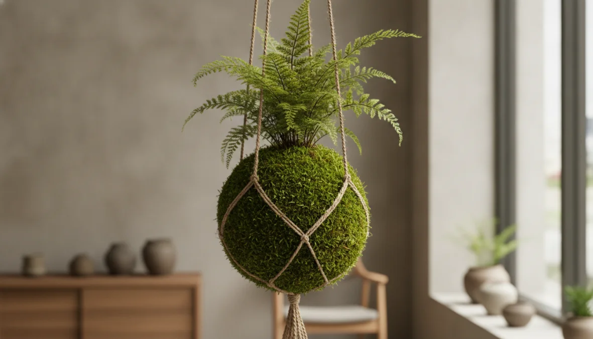 Kokedama: Guida Completa all’Arte Giapponese delle Piante Sospese