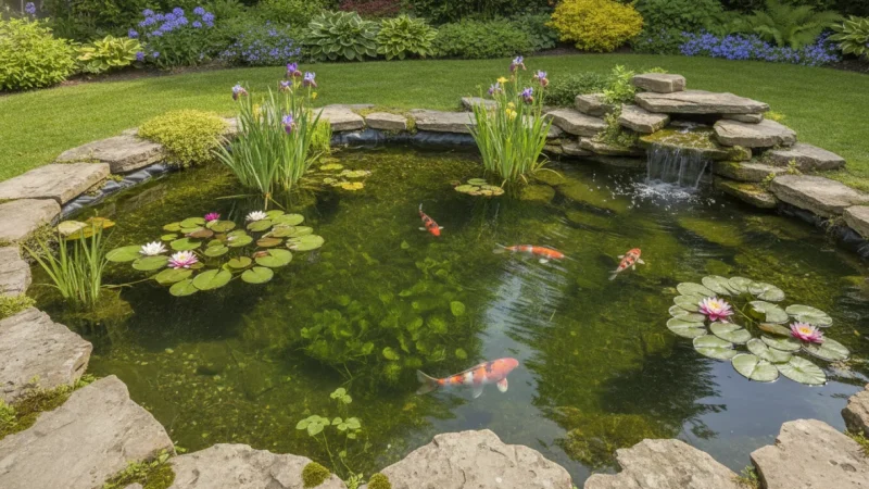 Laghetto Artificiale in Giardino: Guida Completa alla Progettazione e Manutenzione