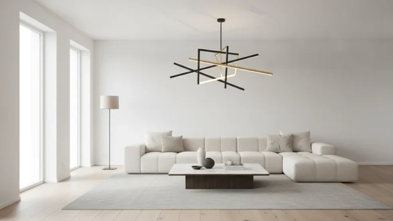 Lampadari Moderni: Guida Completa a Stili, Tendenze e Scelte d’Arredo