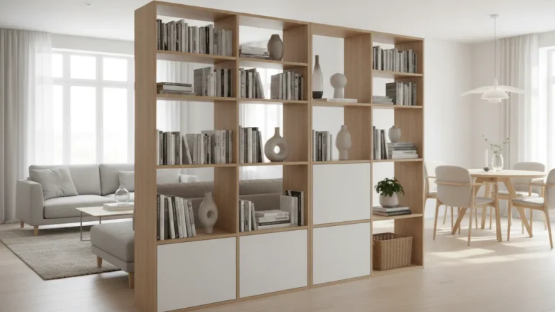 Libreria Divisoria: Come Separare gli Ambienti con Stile e Funzionalità