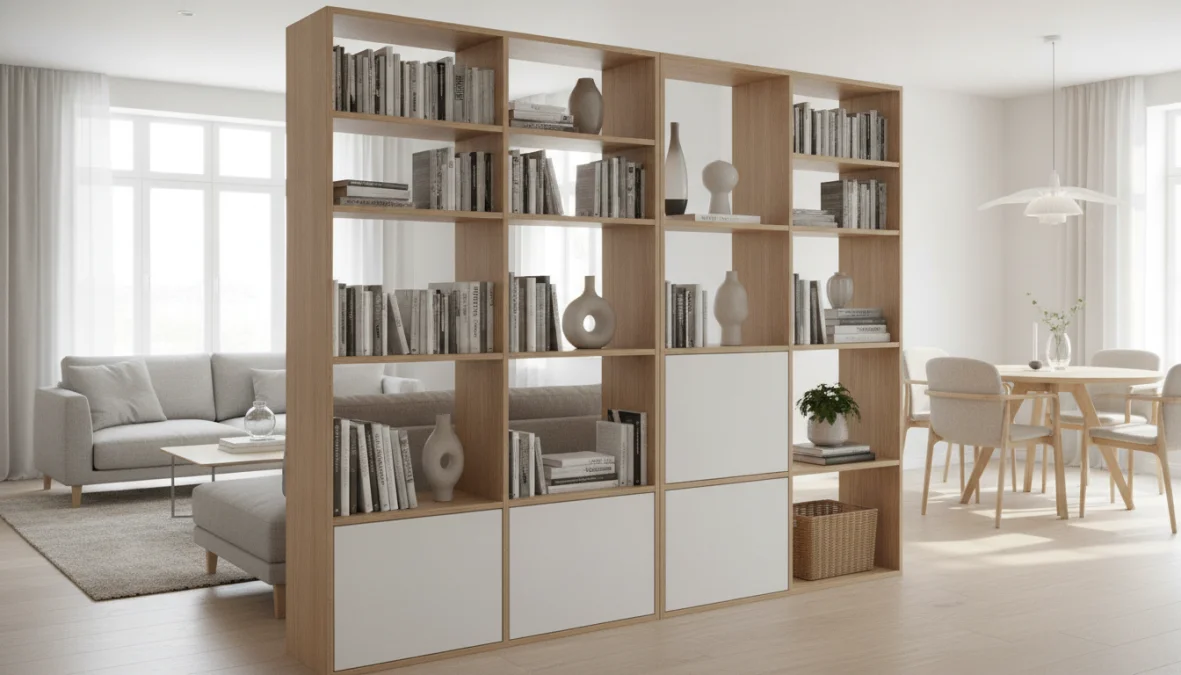Libreria Divisoria: Come Separare gli Ambienti con Stile e Funzionalità