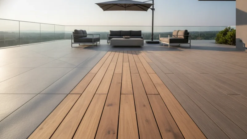 Pavimento per Terrazzo: Guida Completa alla Scelta tra Gres, Legno e Materiali Compositi