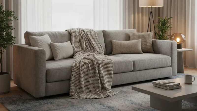 Plaid per Divano: Guida alla Scelta dei Materiali e all’Uso Decorativo
