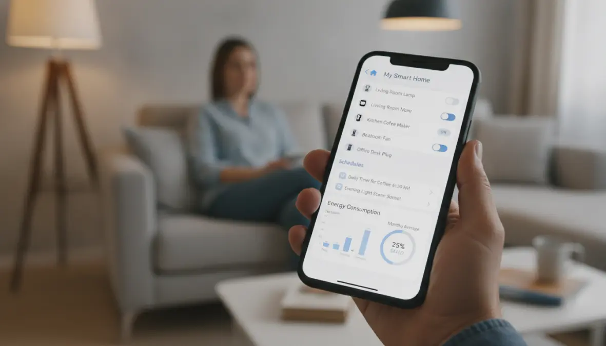 App controllo remoto per gestire prese intelligenti e automazione domestica