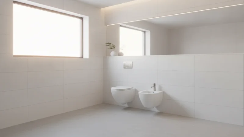 Sanitari Sospesi: Guida Completa ai Vantaggi Estetici e Pratici per il Bagno Moderno