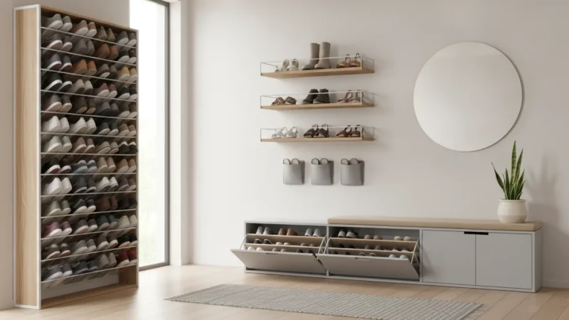 Scarpiera Salvaspazio: Guida alle Soluzioni Intelligenti per Organizzare le Scarpe