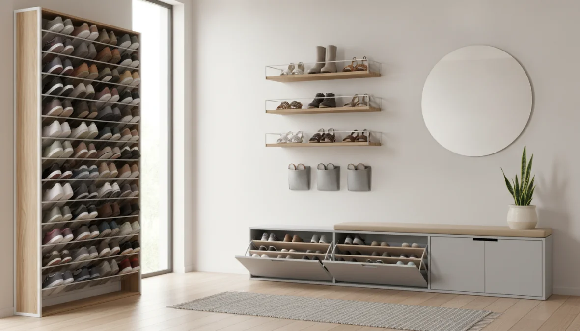 Scarpiera Salvaspazio: Guida alle Soluzioni Intelligenti per Organizzare le Scarpe