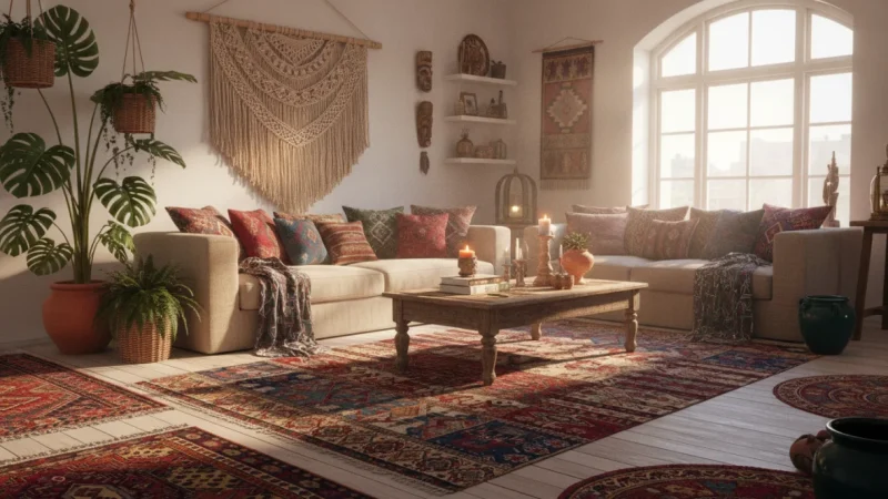 Stile Bohémien: Guida Completa all’Arredamento Boho Chic per la Tua Casa