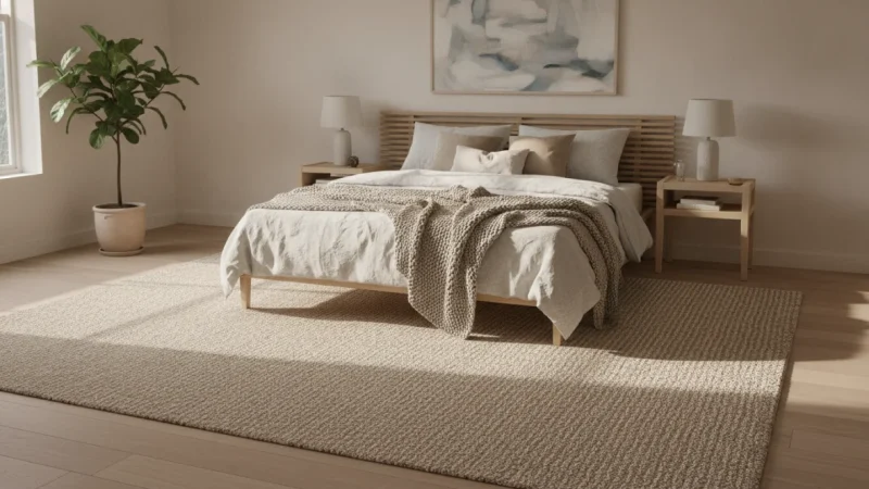 Tappeto Camera da Letto: Guida Completa a Dimensioni, Posizionamento e Materiali