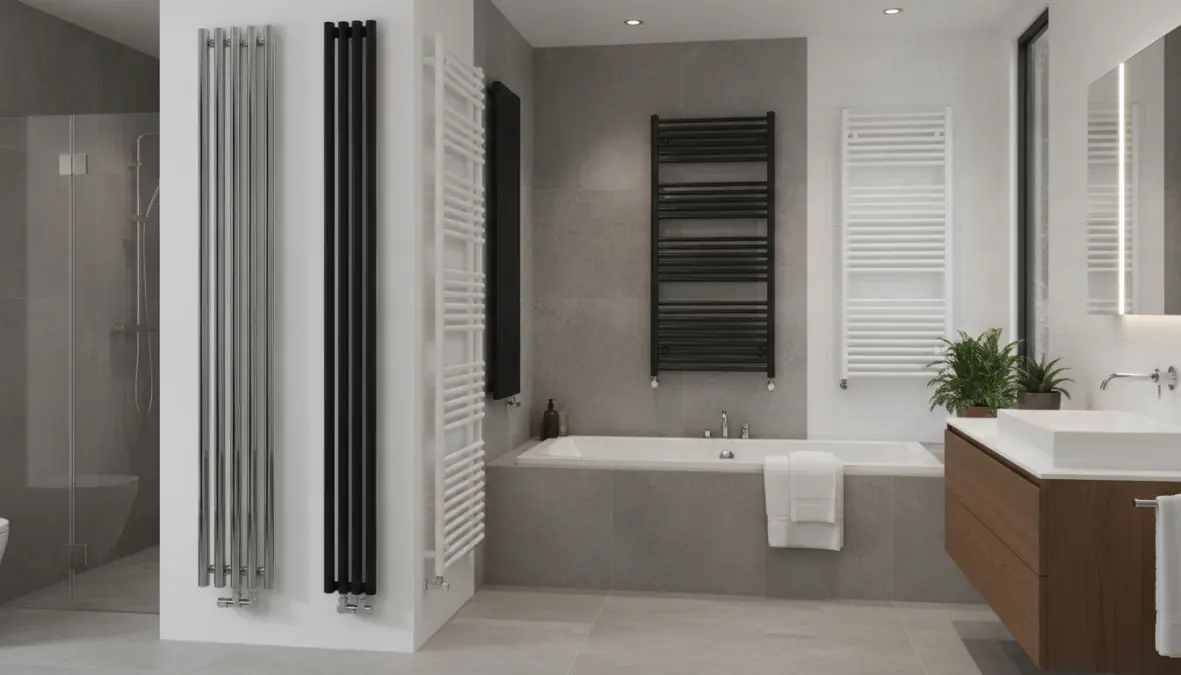Radiatori scaldasalviette design moderno verticali e orizzontali