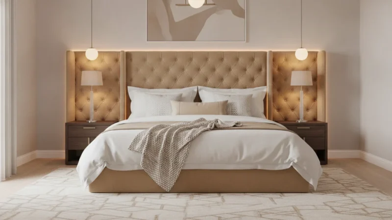 Testata Letto Imbottita: Guida Completa a Comfort, Materiali e Personalizzazione
