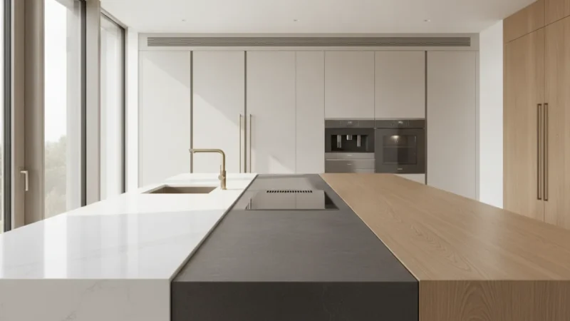 Top Cucina: Guida Completa ai Materiali tra Quarzo, Dekton e Laminato