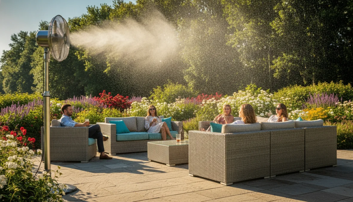 Ventilatore Nebulizzatore: La Soluzione Ideale per Rinfrescare gli Spazi Esterni